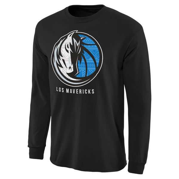 Dallas Mavericks Noches Enebea Long Sleeve WEM T-Shirt - Black,We sell and wholesale Dallas Mavericks Noches Enebea Long Sleeve WEM T-Shirt - Black on line form chian!